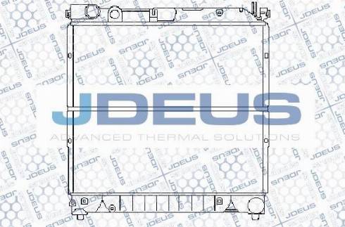 Jdeus M-0420130 - Радиатор, охлаждение двигателя autospares.lv