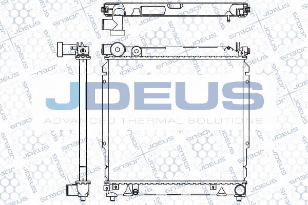 Jdeus M-042013A - Радиатор, охлаждение двигателя autospares.lv