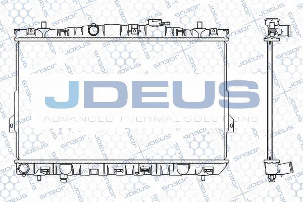 Jdeus M-0540650 - Радиатор, охлаждение двигателя autospares.lv