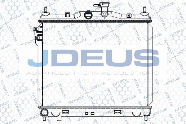 Jdeus M-0540160 - Радиатор, охлаждение двигателя autospares.lv