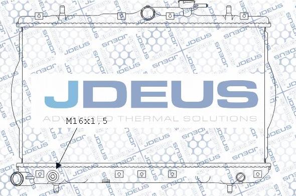 Jdeus M-0540100 - Радиатор, охлаждение двигателя autospares.lv