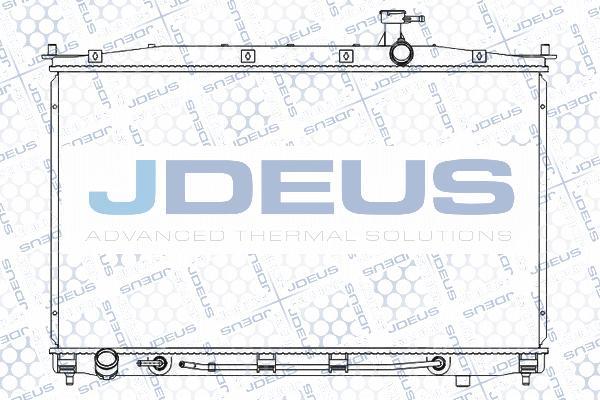 Jdeus M-0540380 - Радиатор, охлаждение двигателя autospares.lv