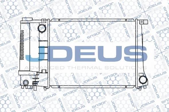 Jdeus M-0050570 - Радиатор, охлаждение двигателя autospares.lv