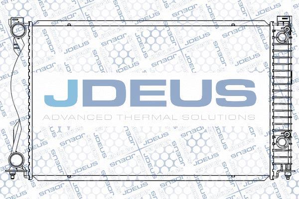 Jdeus M-0010400 - Радиатор, охлаждение двигателя autospares.lv