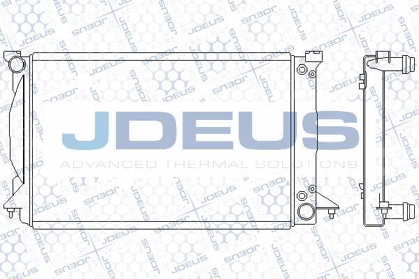 Jdeus M-0010210 - Радиатор, охлаждение двигателя autospares.lv