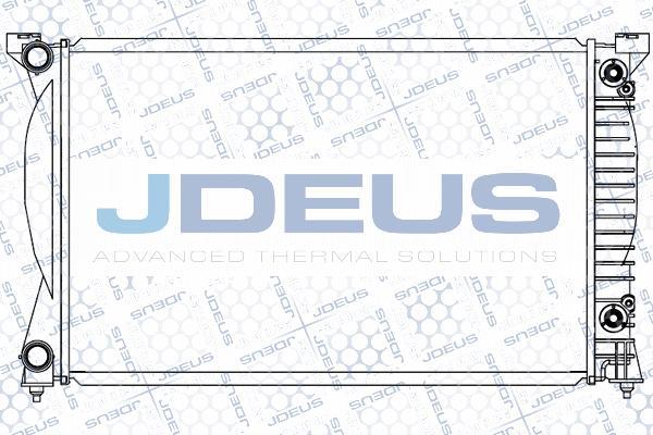 Jdeus M-0010700 - Радиатор, охлаждение двигателя autospares.lv