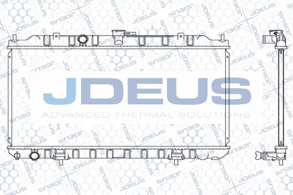 Jdeus M-0190920 - Радиатор, охлаждение двигателя autospares.lv