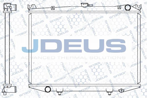 Jdeus M-0190160 - Радиатор, охлаждение двигателя autospares.lv