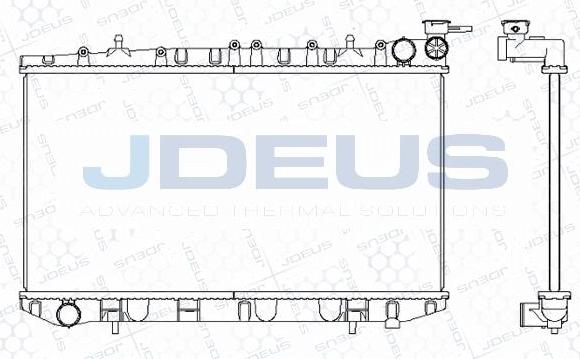 Jdeus M-019010A - Радиатор, охлаждение двигателя autospares.lv