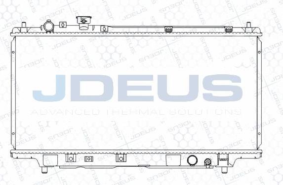 Jdeus M-0160161 - Радиатор, охлаждение двигателя autospares.lv