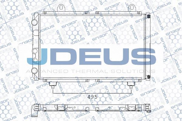 Jdeus M-0110101 - Радиатор, охлаждение двигателя autospares.lv