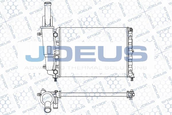 Jdeus M-0110300 - Радиатор, охлаждение двигателя autospares.lv