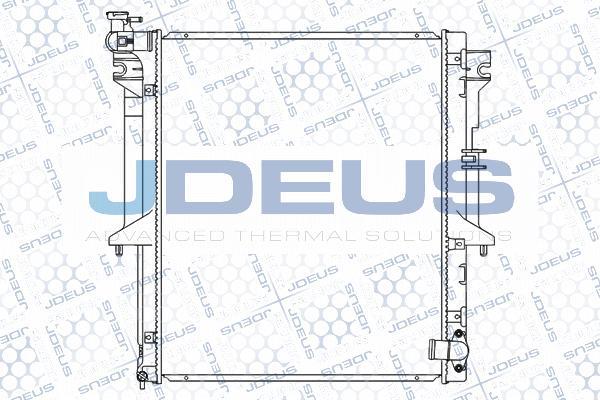 Jdeus M-0180450 - Радиатор, охлаждение двигателя autospares.lv