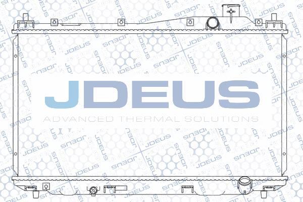 Jdeus M-0130240 - Радиатор, охлаждение двигателя autospares.lv