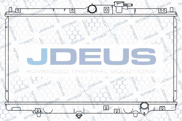 Jdeus M-0130200 - Радиатор, охлаждение двигателя autospares.lv