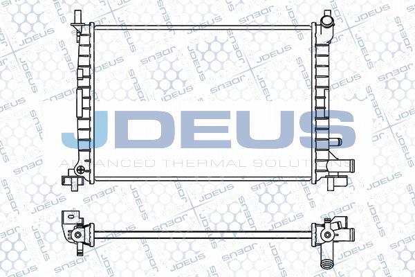 Jdeus M-0120460 - Радиатор, охлаждение двигателя autospares.lv