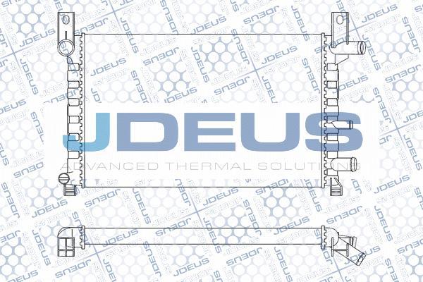 Jdeus M-0120620 - Радиатор, охлаждение двигателя autospares.lv