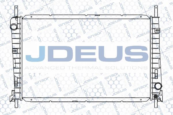 Jdeus M-012008A - Радиатор, охлаждение двигателя autospares.lv