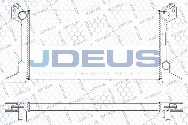 Jdeus M-0120810 - Радиатор, охлаждение двигателя autospares.lv