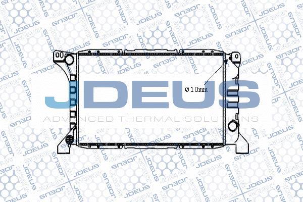 Jdeus M-0120830 - Радиатор, охлаждение двигателя autospares.lv