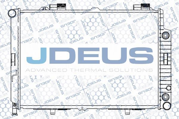 Jdeus M-0170910 - Радиатор, охлаждение двигателя autospares.lv