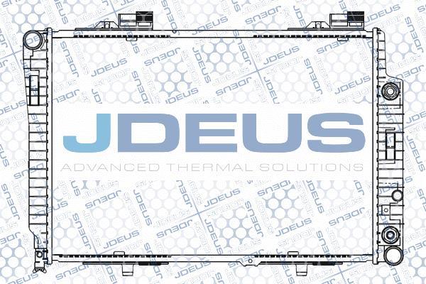 Jdeus M-0170350 - Радиатор, охлаждение двигателя autospares.lv