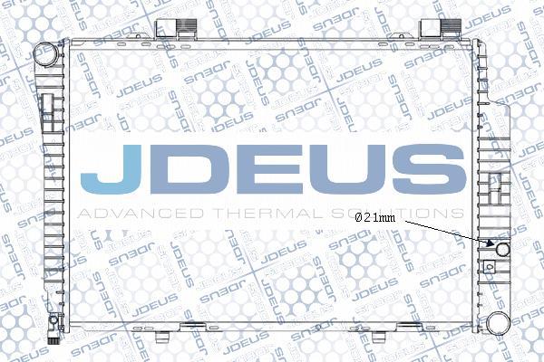 Jdeus M-0170360 - Радиатор, охлаждение двигателя autospares.lv