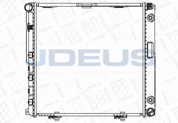 Jdeus M-0170230 - Радиатор, охлаждение двигателя autospares.lv