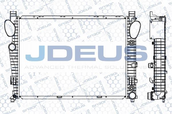 Jdeus M-0170710 - Радиатор, охлаждение двигателя autospares.lv