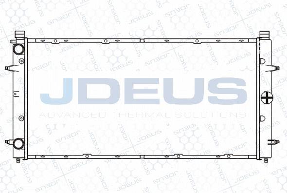 Jdeus M-0300250 - Радиатор, охлаждение двигателя autospares.lv