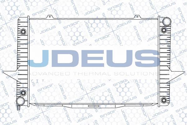 Jdeus M-0310480 - Радиатор, охлаждение двигателя autospares.lv