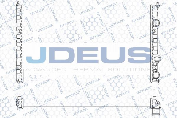 Jdeus M-0250040 - Радиатор, охлаждение двигателя autospares.lv