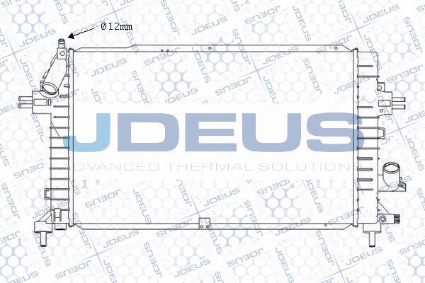 Jdeus M-0200980 - Радиатор, охлаждение двигателя autospares.lv