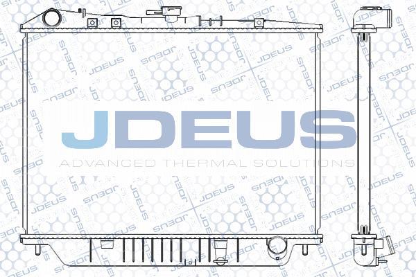 Jdeus M-0200230 - Радиатор, охлаждение двигателя autospares.lv