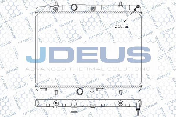 Jdeus M-0210430 - Радиатор, охлаждение двигателя autospares.lv