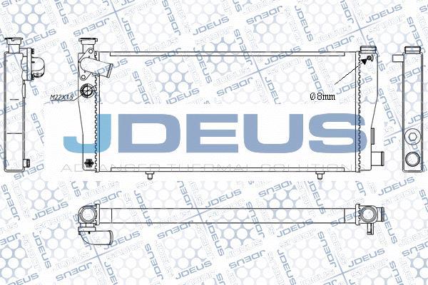 Jdeus M-0210211 - Радиатор, охлаждение двигателя autospares.lv