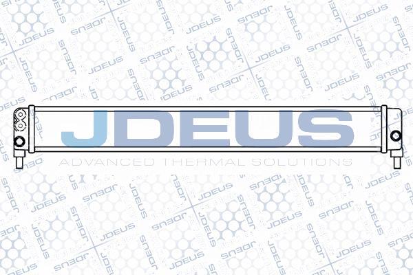 Jdeus M-028096A - Радиатор, охлаждение двигателя autospares.lv