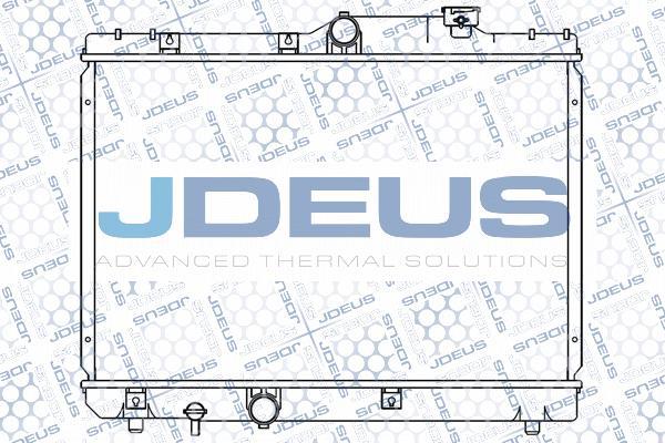 Jdeus M-0280470 - Радиатор, охлаждение двигателя autospares.lv