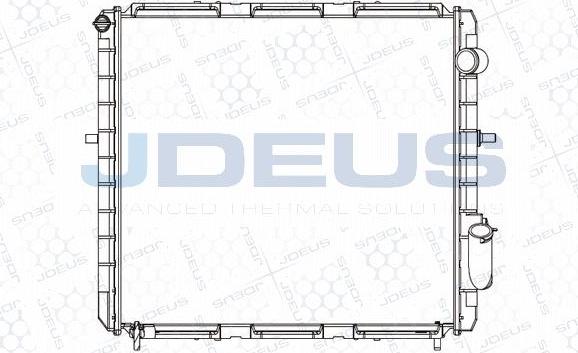 Jdeus M-0230481 - Радиатор, охлаждение двигателя autospares.lv