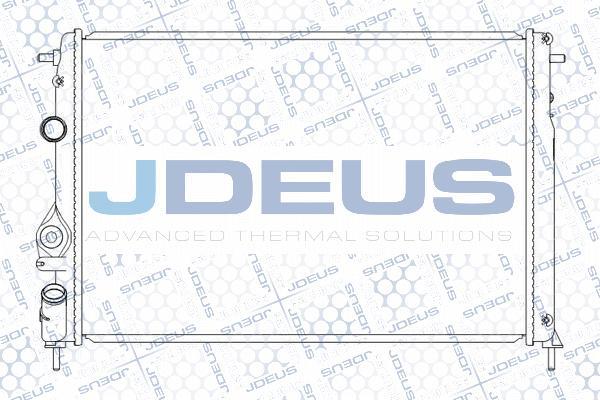 Jdeus M-0230600 - Радиатор, охлаждение двигателя autospares.lv