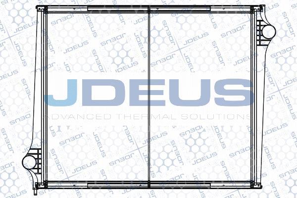 Jdeus M-1410030 - Радиатор, охлаждение двигателя autospares.lv