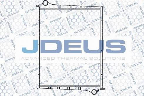 Jdeus M-141003A - Радиатор, охлаждение двигателя autospares.lv