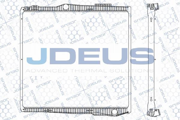 Jdeus M-1410070 - Радиатор, охлаждение двигателя autospares.lv