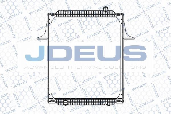 Jdeus M-1230020 - Радиатор, охлаждение двигателя autospares.lv