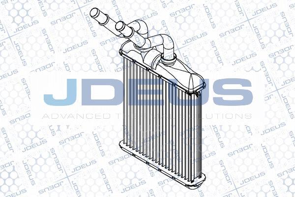 Jdeus M-200007A - Теплообменник, отопление салона autospares.lv