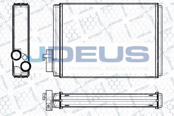 Jdeus M-2010430 - Теплообменник, отопление салона autospares.lv