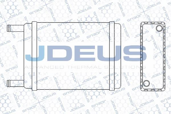 Jdeus M-2020000 - Теплообменник, отопление салона autospares.lv