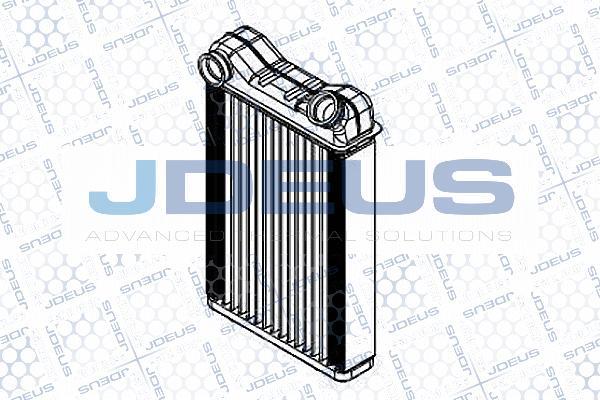 Jdeus M-211080A - Теплообменник, отопление салона autospares.lv