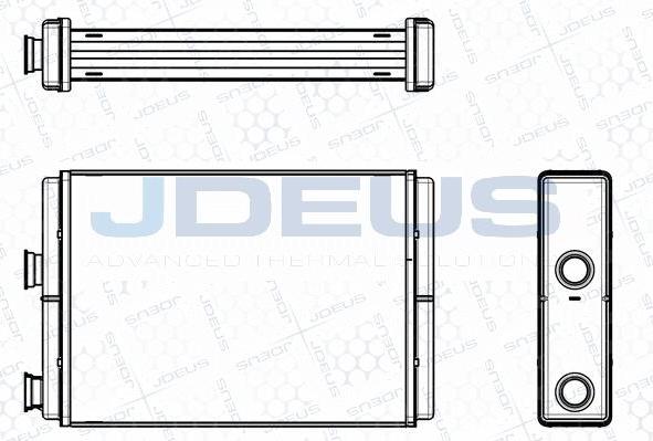 Jdeus M-2110710 - Теплообменник, отопление салона autospares.lv