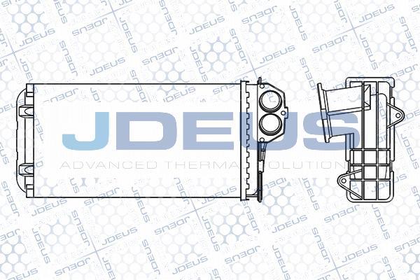 Jdeus M-2210310 - Теплообменник, отопление салона autospares.lv